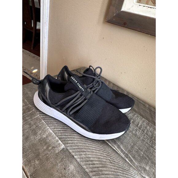 Under Armour Charged Breathe Womens Size 9 Black Sneakers Running Shoes 3019973 - Picture 3 of 6